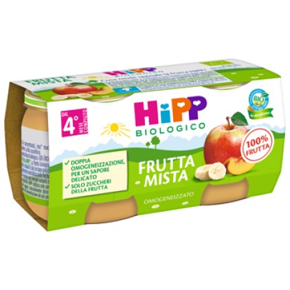 HIPP OMOGENEIZZATO FRUTTA MISTA 2X80G