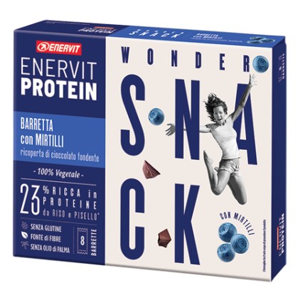 ENERVIT PROTEIN Snack Mirtillo 8 Pezzi