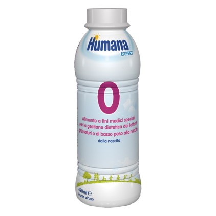 HUMANA 0 EXPERT 490ML BOTTIGLIA