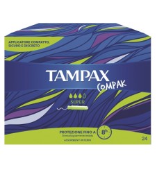 TAMPAX COMPAK Super 24 Tamp.