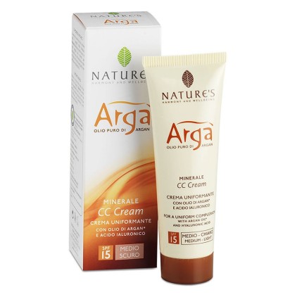 ARGA' CC Cream Crema Uniformante Viso Medio Scura 50ml