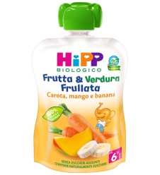 HIPP Bio Frutta & Verdura Frullata Carote Mango Banana 90g