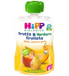 HIPP Bio Frutta & Verdura Frullata Mela Pera Zucca 90g
