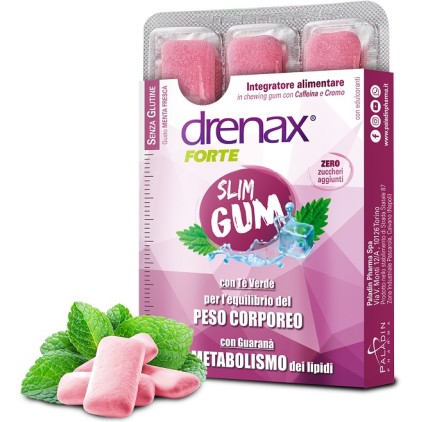 DRENAX Slim Gum Dimagrante 9 Chewing Gum