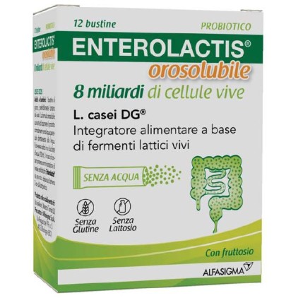 ENTEROLACTIS 12 Bust.Oro 8MLD