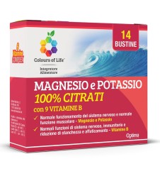COLOURS Life Magnesio Potassio Vitamina B 14 Bustine