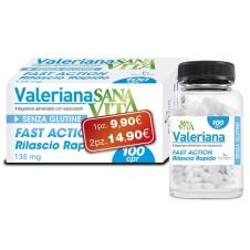 SANAVITA VALERIANA 100 COMPRESSE - Integratore per favorire rilassamento e sonno