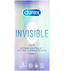 DUREX Invis.Extra Lubr.6pz