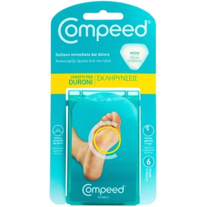 COMPEED Cerotti per Duroni Medio 6 Pezzi