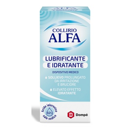 ALFA Collirio Lubrificante Idratante Con Acido Ialuronico 10ML