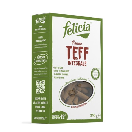 FELICIA Bio Pasta Integrale Penne Teff 250g