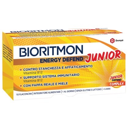 BIORITMON Energy Defend Junior 10 Flaconcini