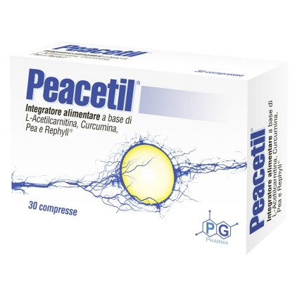 PEACETIL 30 Compresse - Azione antiossidante, supporto del sistema nervoso, riduzione della stanchezza, protezione dallo stresso ossidativo