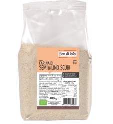 FARINA SEMI LINO SCURI BIO400G