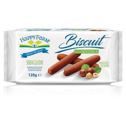 HAPPY FARM Bisc.Nocciola 120g