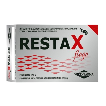 RESTAX Flogo 30 Capsule Integratore alimentare per il benessere della prostata