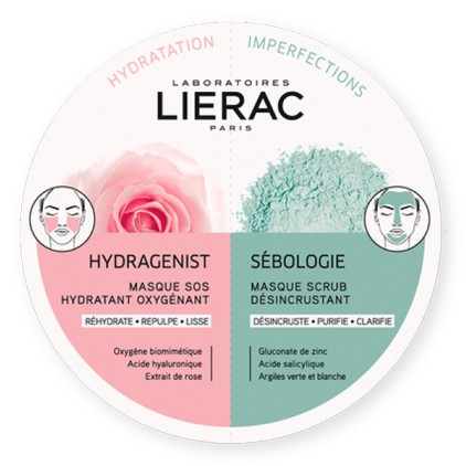 LIERAC Mono Mask Hydra+Sebolog