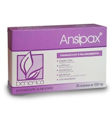 ANSIPAX 30 Compresse - Integratore per il benessere mentale e intestinale