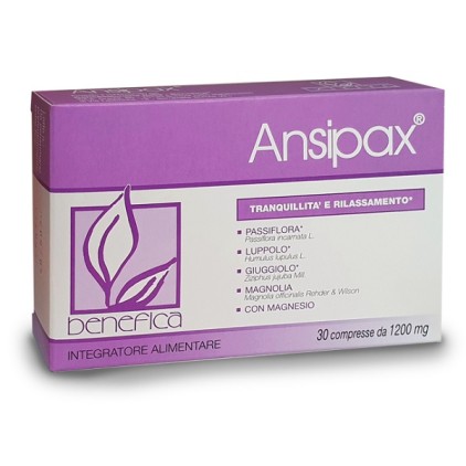 ANSIPAX 30 Compresse - Integratore per il benessere mentale e intestinale