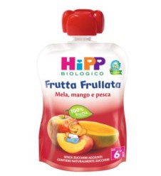 HIPP BIO FRUTTA FRULLATA MELA MANGO E PESCA 90G