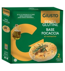 GIUSTO S/G Fondo Focaccia 280g