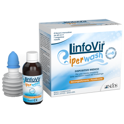 LINFOVIR Iperwash Soluzione Salina 8 Flaconcini