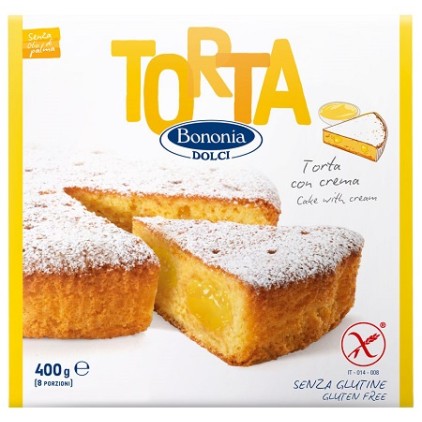 BONONIA Torta Crema Senza Glutine 400g