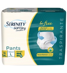 SERENITY Pants SoftDry Sensitive Extra L 14 Pezzi
