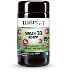 NUTRIVA VEGAN B8 FIZZ 30CPR LIMO