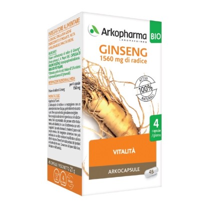 ARKOCAPSULE Ginseng Bio 45Cps