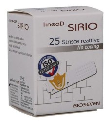 LINEA D SIRIO GLICEMIA 25STR