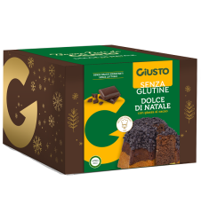 GIUSTO S/G Pandoro Ciocc.500g