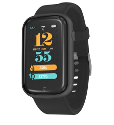 STEPS Smartwatch Total Black