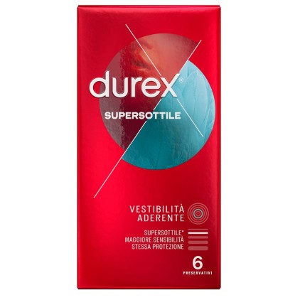 DUREX SUPERSOTTILE CLOSE FIT6P