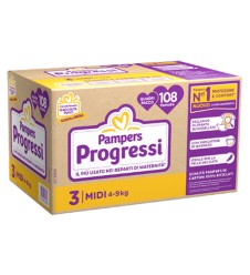 PAMPERS QU PROG MIDI 108PZ