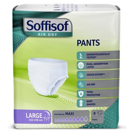 SOFFISOF Pants Maxi L 8 Pezzi