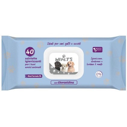 SALVIETTINE PETS CLOREXID 40 PZ