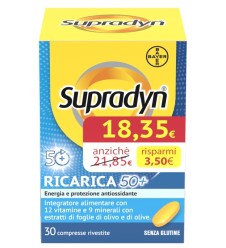 SUPRADYN RICARICA 50+ 30 COMPRESSE RIVESTITE