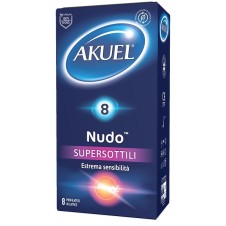 AKUEL Nudo Supersottili 8 Profilattici