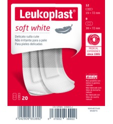 LEUKOPLAST Soft White Ass.20pz