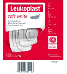 LEUKOPLAST Soft White Ass.40pz