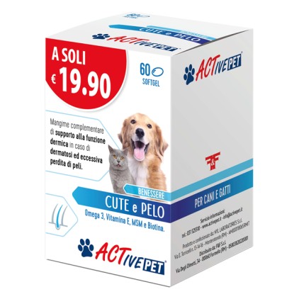 ACTIVE PET CUTE E PELO 60PRL