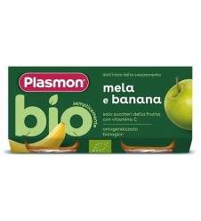 OMO PL.Banana/Mela Bio 2x 80g
