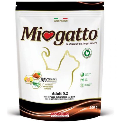 MIOGATTO STERIL POL/NAT 400G