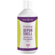 Erba Vita - PESO STOP DEPUR SNELL 500ml - Integratore per il drenaggio dei liquidi e il controllo del peso