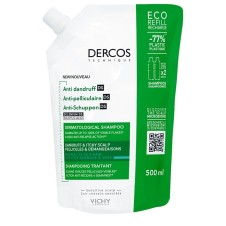 DERCOS Eco Ricarica Shampoo Anti Forfora Capelli Normali/Grassi 500ml