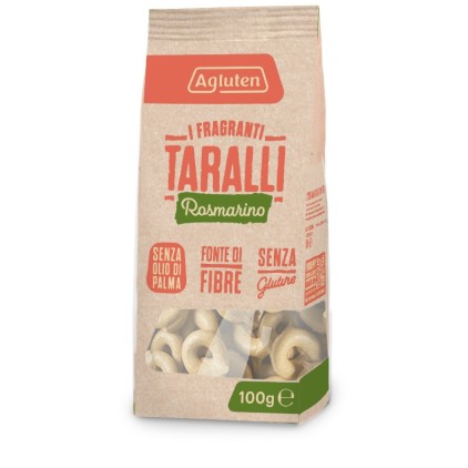 AGLUTEN Taralli Rosm.100g