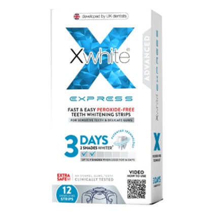 X WHITE 12 STRISCE SBIANCANTI EXPRESS