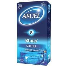 AKUEL Blues Sottili 8 Profilattici