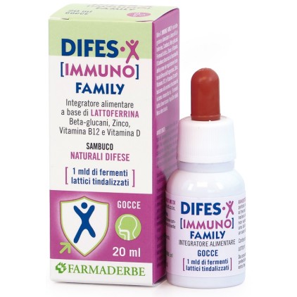 DIFES-X IMMUNO FAMILY GTT 20ML